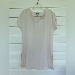 Bloomingdale’s Cream Silk Tunic, 10